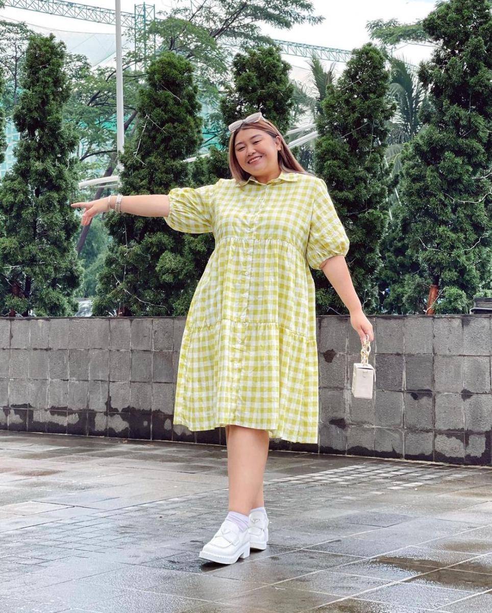 OOTD plus size ala Clarissa Putri (instagram.com/clarissaputri_)