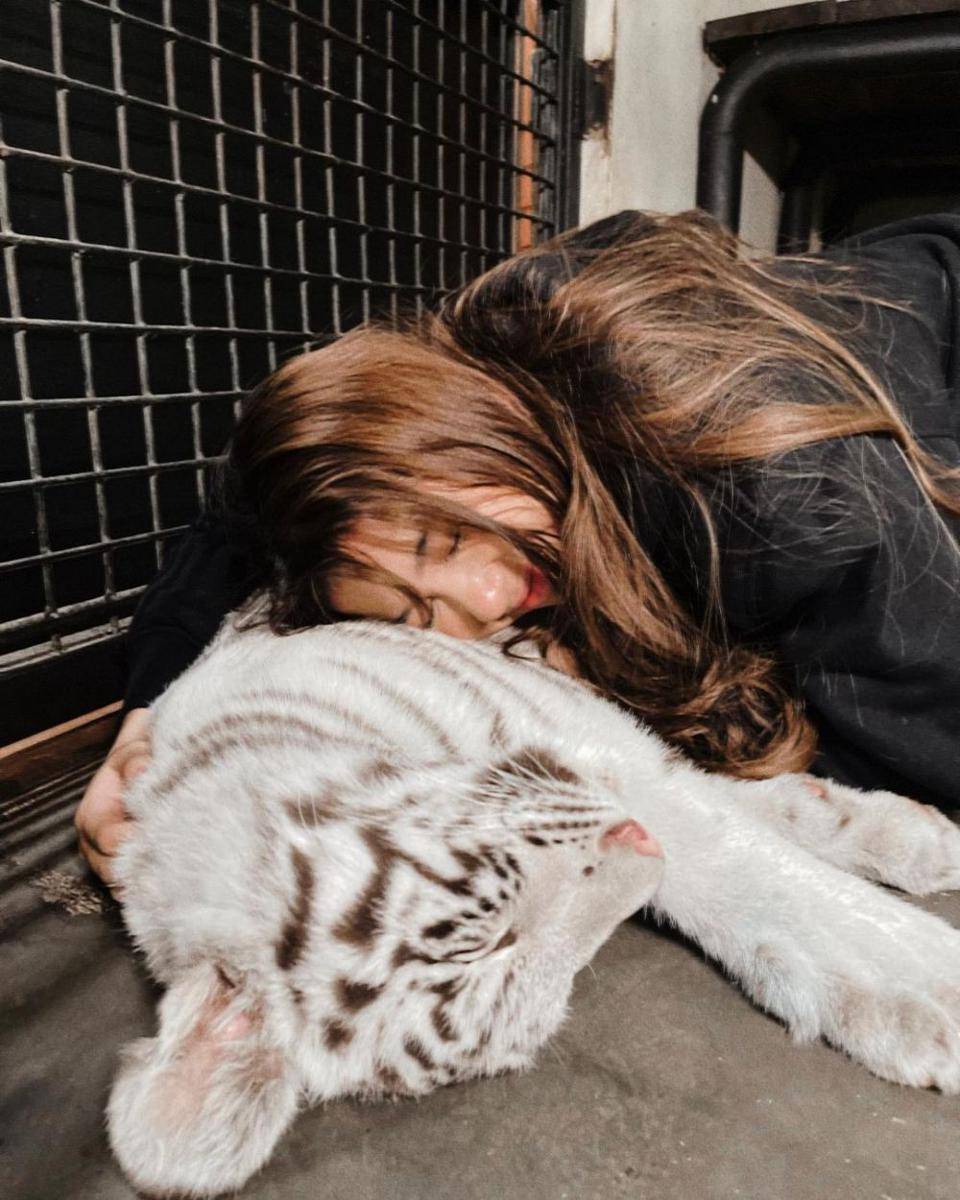 Tiara Andini mengunjungi kebun binatang mini Alshad Ahmad. (instagram.com/tiaraandini)