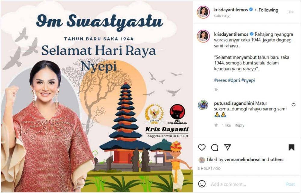Krisdayanti (Instagram.com/krisdayantilemos/)