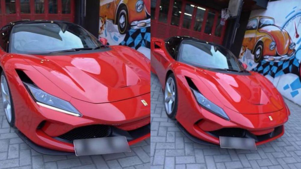 9 Potret Mobil Mewah Warna Merah Raffi Ahmad, Kado Spesial dari Gigi