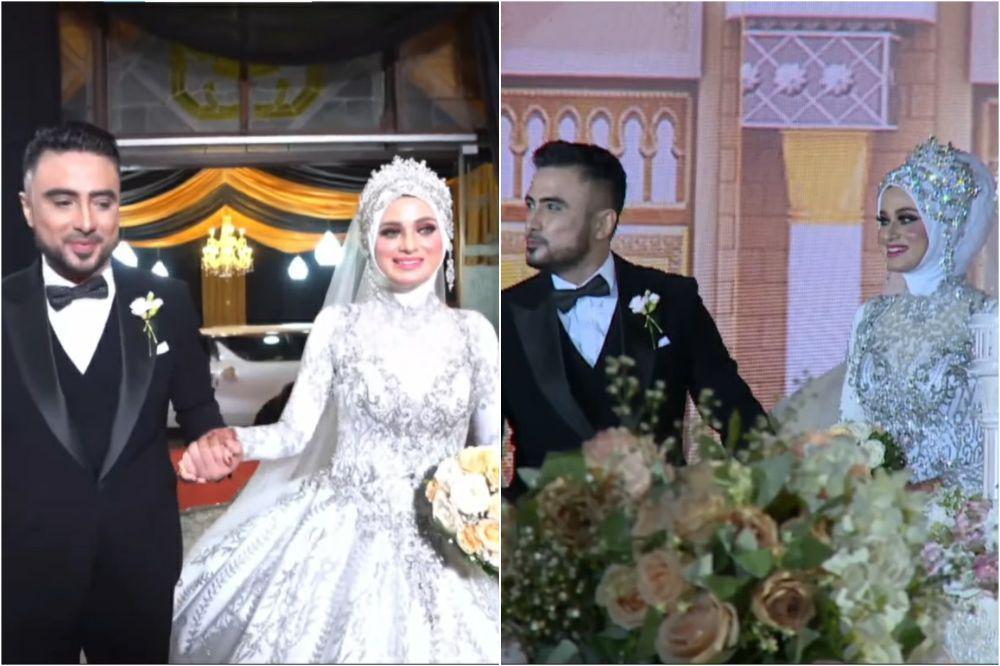 10 Momen Megah Resepsi Pernikahan Rizal Djibran, Bak Negeri Dongeng