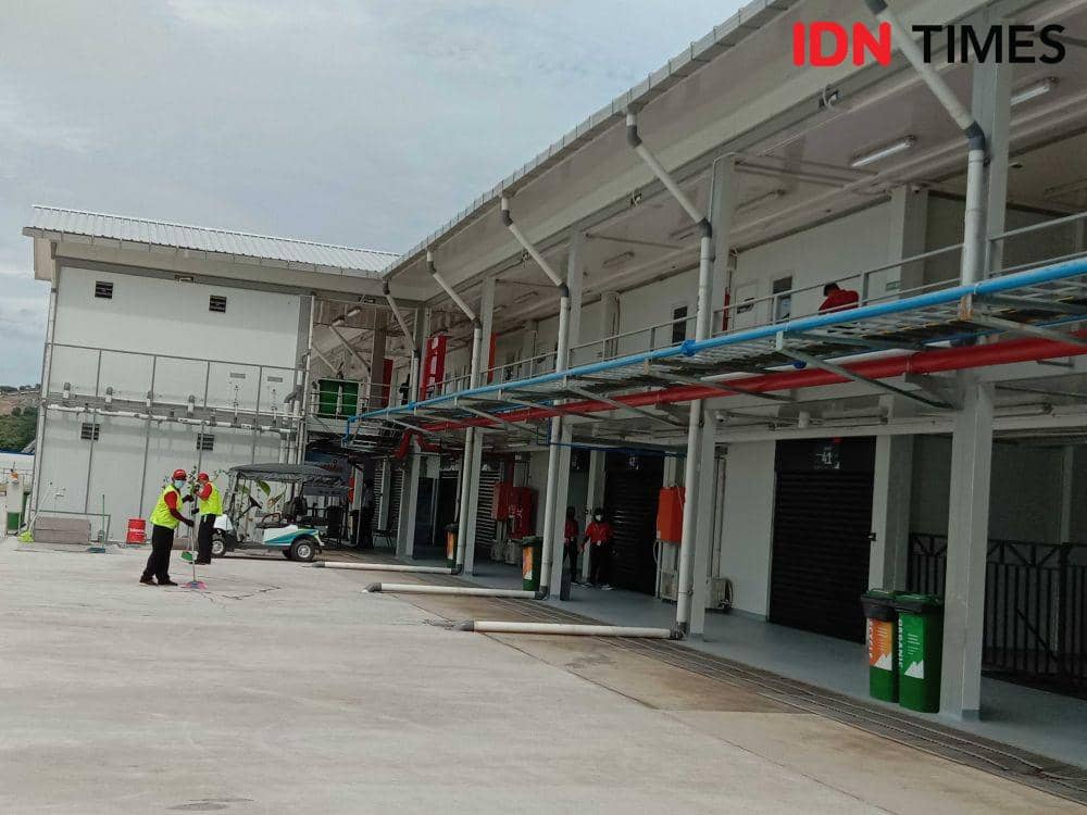 Infrastruktur pendukung yang dibangun di KEK Mandalika (IDN Times/Muhammad Nasir)