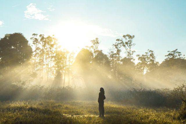 gambar pemandangan di Ranca Upas saat sunrise (instagram.com/muhamademil_)
