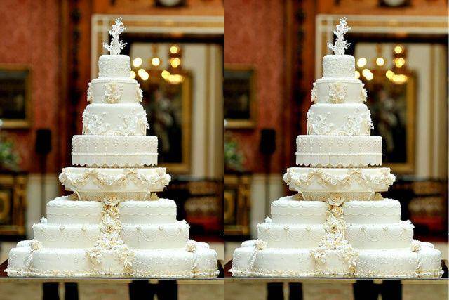 Princess Kate's Fiona Cairns Royal Cake merupakan kue pernikahan Pangeran William dan Kate Middleton. (mariage.com)