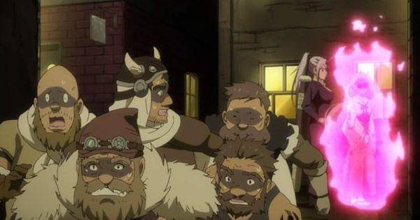 Shuna dan Shion memergoki RImuru dan para kurcaci diam-diam ke bar elf ( Dok. Eight Bit / Tensura )