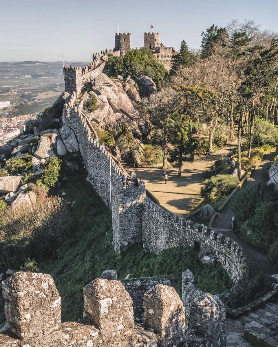 potret Castle of the Moors (instagram.com/wonderlust.portugal)