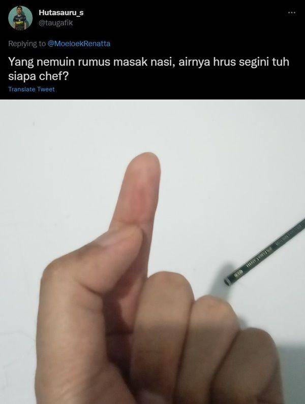 pertanyaan nyeleneh warganet ke Chef Renatta (twitter.com/taugafik)