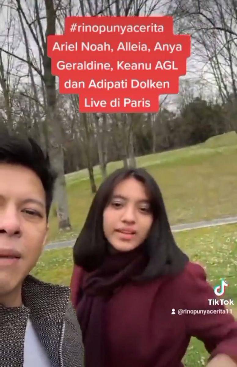 potret Ariel Noah dan Alleia (instagram.com/rinopunyacerita)