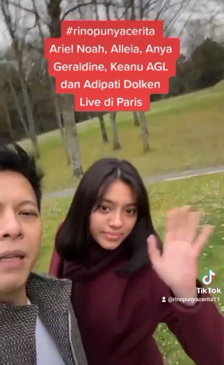 potret Ariel Noah dan Alleia (instagram.com/rinopunyacerita)