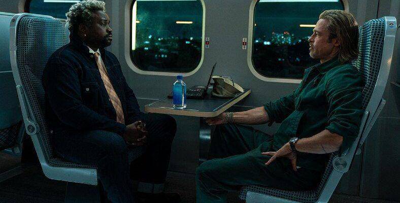 Brad Pitt dan Brian Tyree Henry dalam trailer Bullet Train (newstextarea.com)