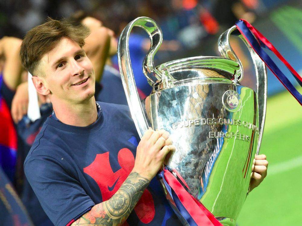 Lionel Messi pernah menjuarai Liga Champions sebelum bergabung dengan PSG. (twitter.com/championsleague)