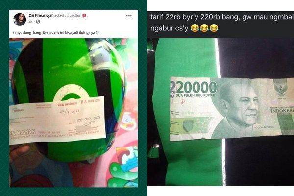 driver ojek online dapat tip (instagram.com/lambeonlen | instagram.com/newdramaojol.id)