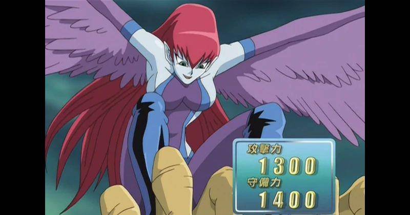 Harpie Lady di anime Yu-Gi-Oh! GX. (Dok. Gallop Studio)