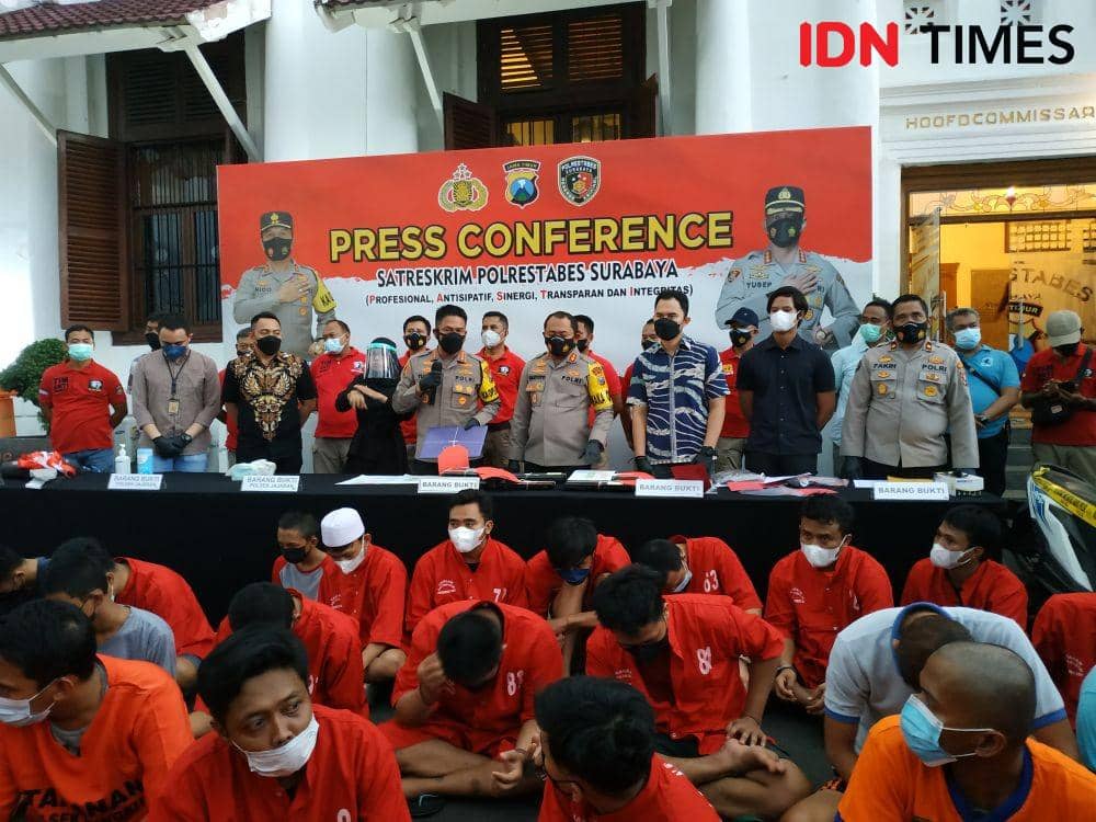 Curanmor dan Begal Marak di Surabaya, 46 Tersangka Diringkus