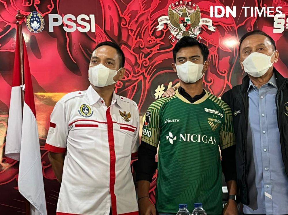 Konferensi Pers pemberangkatan Pratama Arhan ke Tokyo Verdy (IDN Times/Margith Juita Damanik)