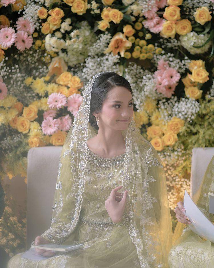 Pengajian dan siraman Sabrina Anggraini. (Instagram.com/weddingdesignbogor)