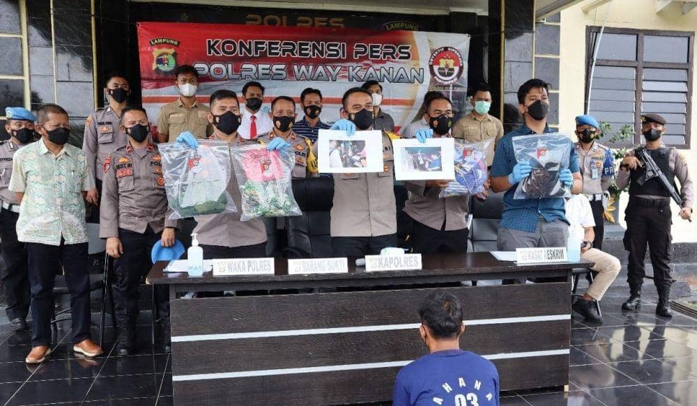 Suami di Way Kanan Tega Bunuh Istri, Modus Seolah Korban Gantung Diri
