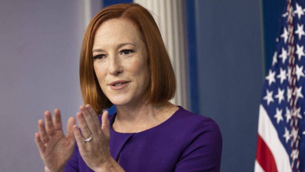 Jen Psaki, Sekretaris pers Gedung Putih (Twitter/Daily Wire)