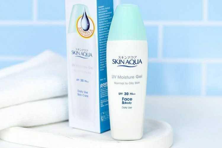 ilustrasi sunscreen gel (instagram.com/skinaquaid)