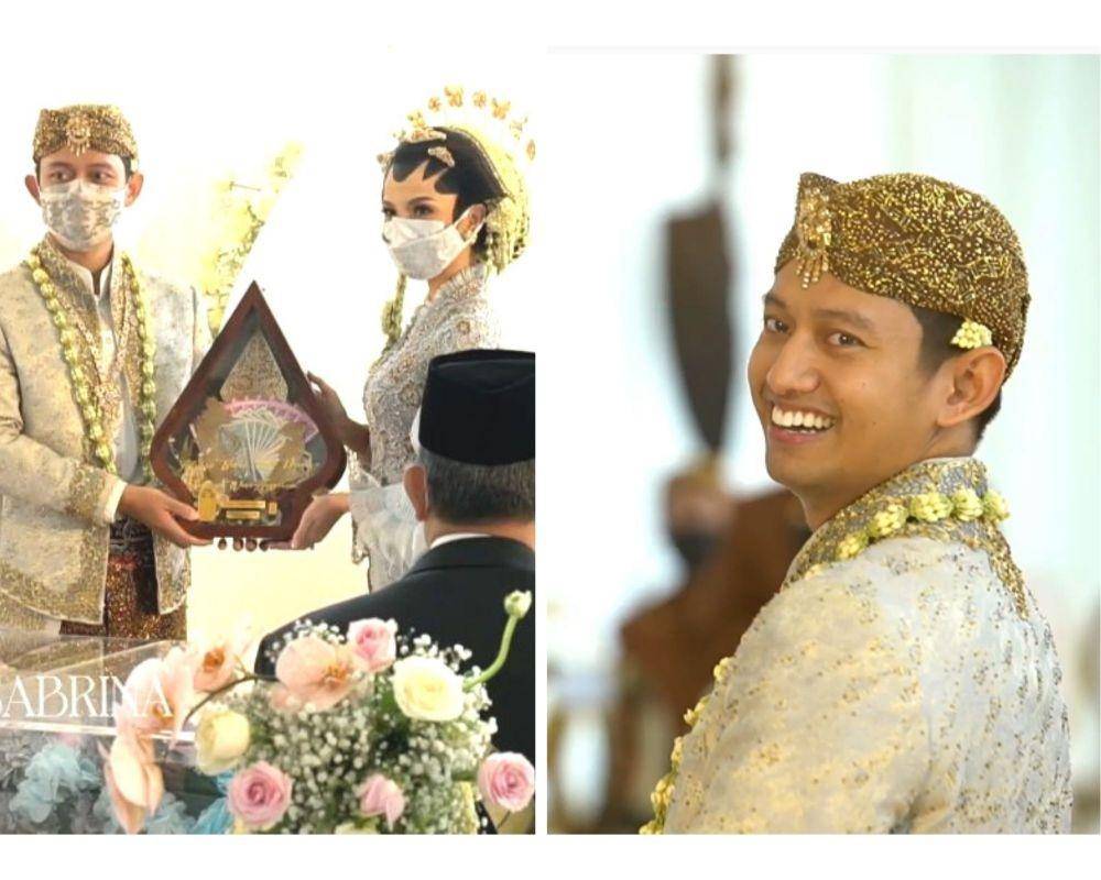 Akad Nikah Belva-Sabrina 5/3/2022 (dok. YouTube/Sabrina Anggraini)