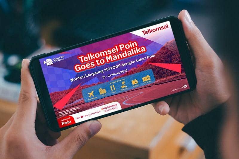 Telkomsel menggelar program loyalitas Telkomsel Poin Goes to Mandalika