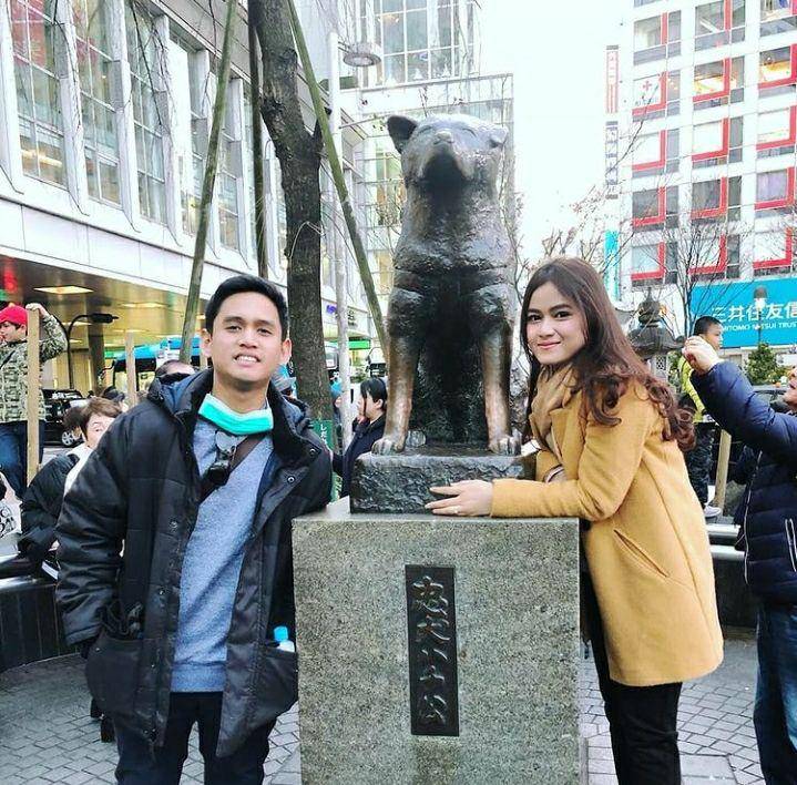 Dimico Ardan di Jepang bersama istri (instagram.com/dimicoardan)