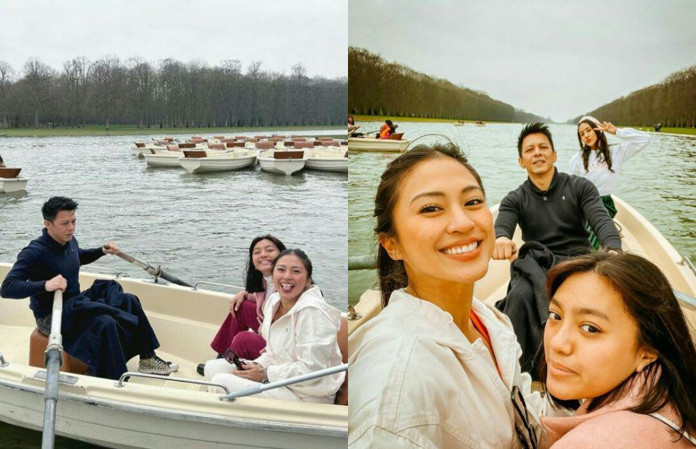 9 Potret Ariel, Tyna Kanna, dan Alleia di Paris, Didoakan Berjodoh