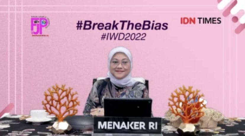 Menteri Tenaga Kerja, Ida Fauziyah. (IDN Times/Rohmah Mustaurida)