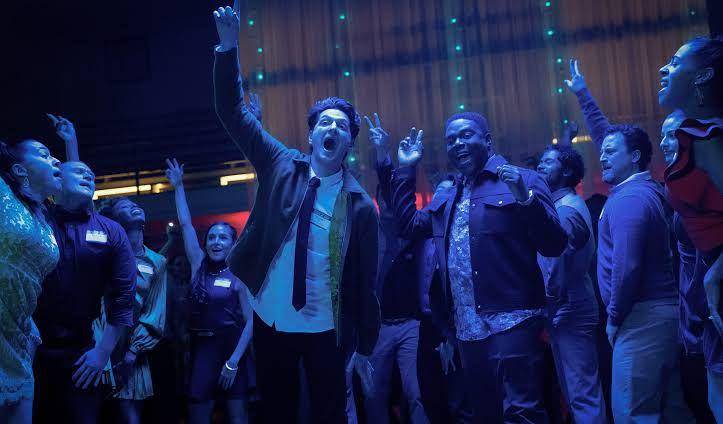 Ben Schwartz dan Sam Richardson dalam The Afterparty (dok. Apple TV+/The Afterparty)