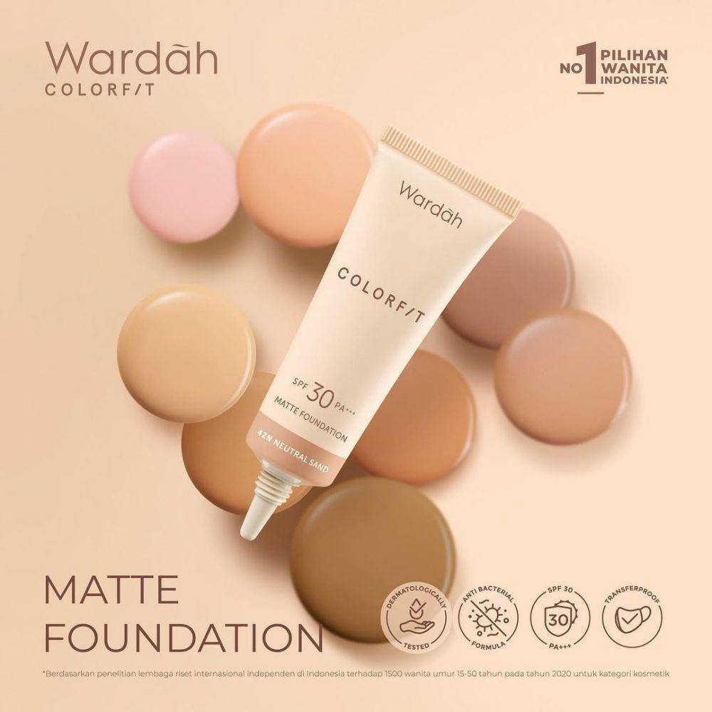 Wardah colorfit Matte Foundation (instagram.com/wardahbeauty)
