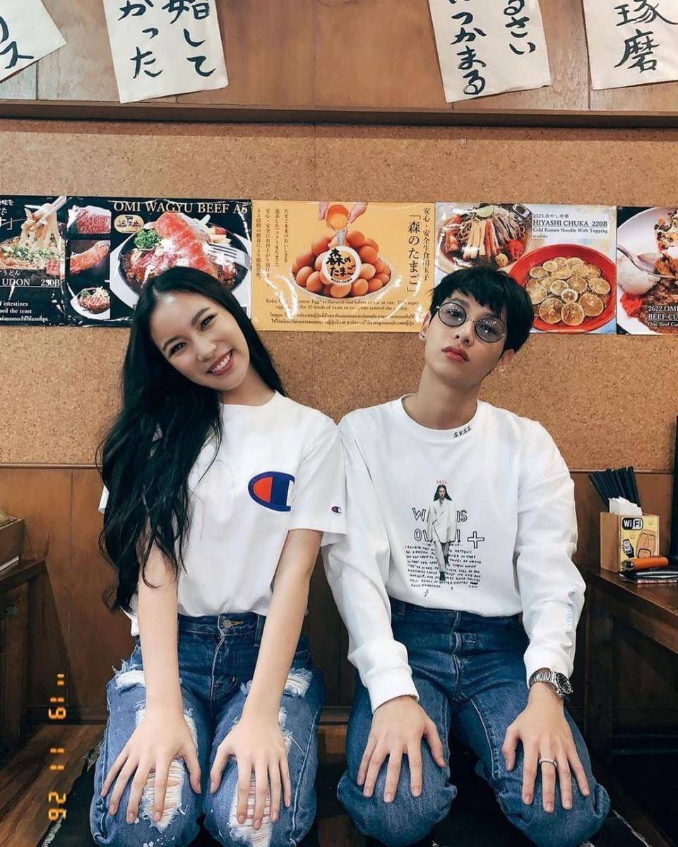 Mook Worranit dan Gun Atthaphan (instagram.com/mookworranit)