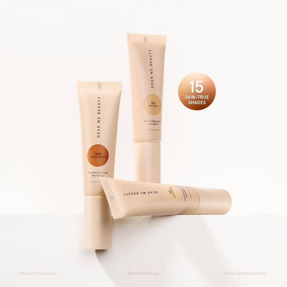Dear Me Beauty Airy Poreless Fluid Foundation (instagram.com/dearmebeauty)