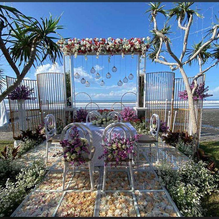 Venue pernikahan Venna Melinda dan Ferry Irawan. (Instagram.com/vennamelindareal)