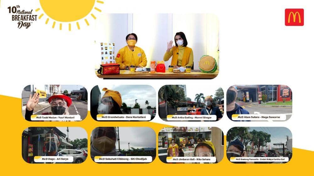 Keseruan McDonald's Indonesia saat National Breakfast Day 2022 (Dok. IDN Times)