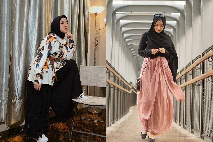 Adu gaya Wirda Mansur vs. Nissa Sabyan. (instagram.com/wirda_mansur / instagram.com/nissa_sabyan)