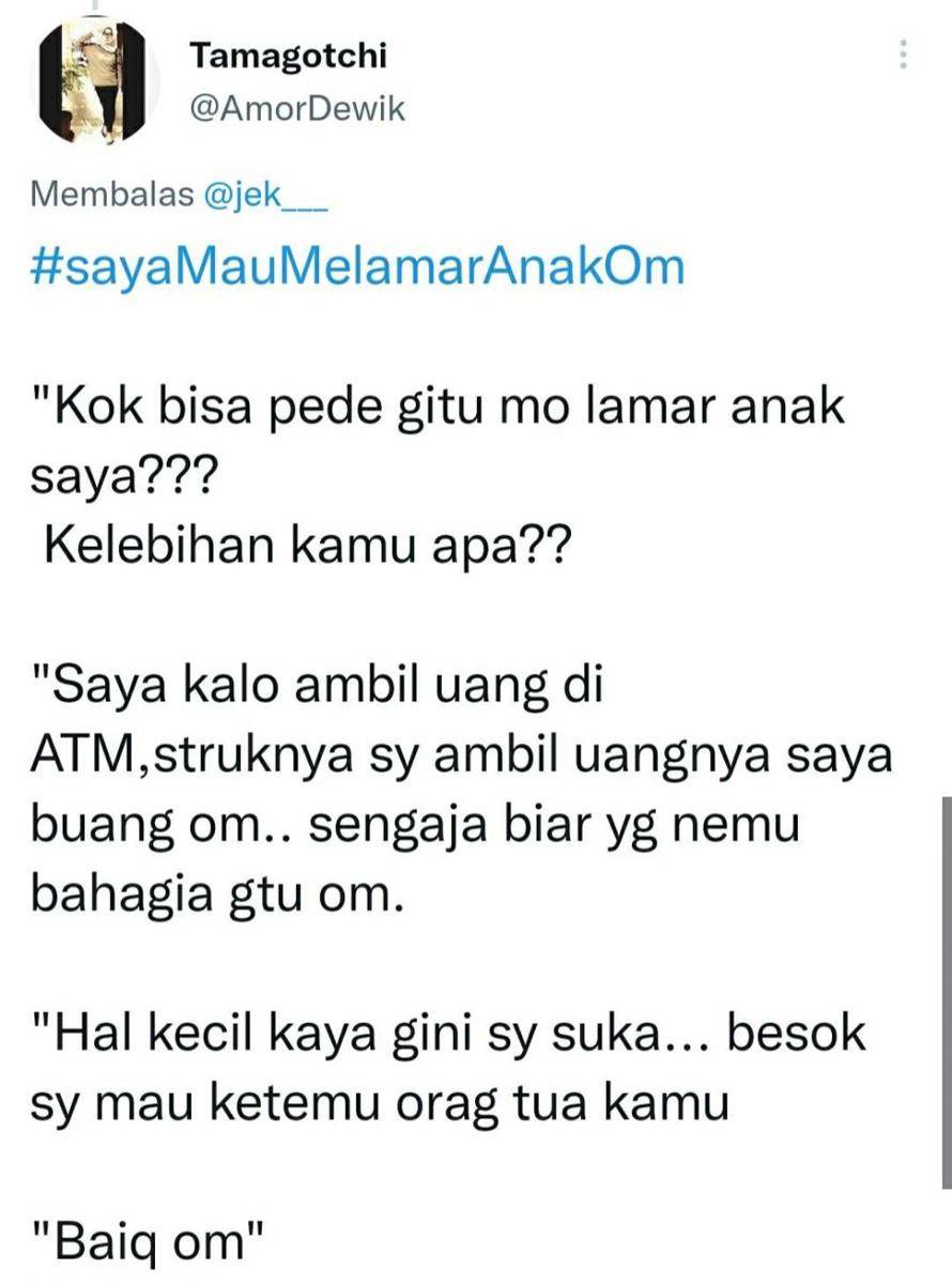 twit kocak netizen (twitter.com/AmorDewik)