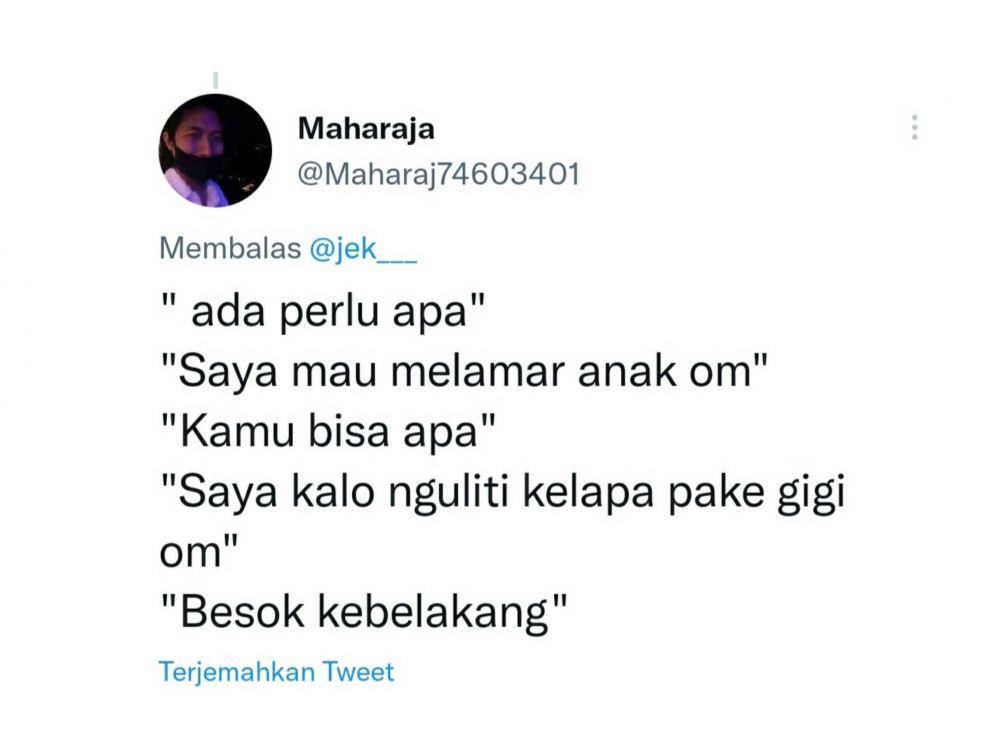 twit kocak netizen (twitter.com/Maharaj74603401)
