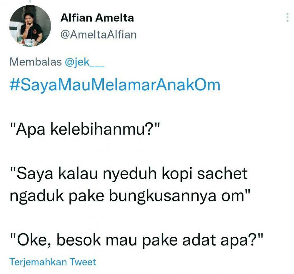 twit kocak netizen (twitter.com/AmeltaAlfian)