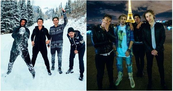 Selalu Hang Out Bareng, 10 Potret Kebersamaan Personil 5SOS yang Seru