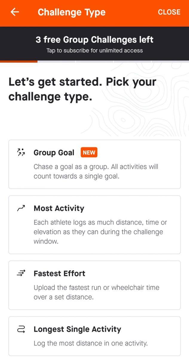 Fitur "Group Challenges" di aplikasi Strava. (IDN Times/Nena Zakiah)