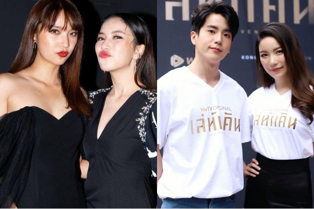 Social Butterfly GMMTV, 9 Potret Akrab Mook Worranit dengan Artis Lain