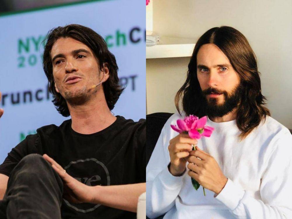 Adam Neumann (kiri) dan Jared Leto (kanan) (instagram.com/spreadbyb) | (instagram.com/jaredleto)