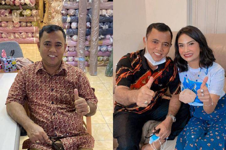kolase potret H. Faisal dan mendiang Vanessa Angel (instagram.com/h_faisal__69)
