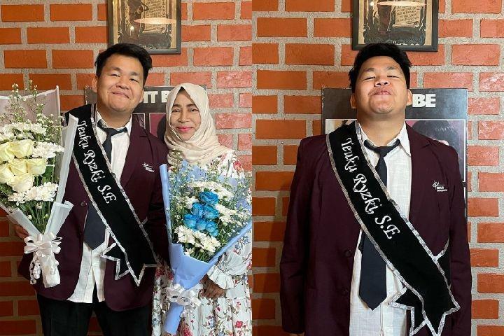 Baru Lulus Skripsi, 10 Potret Kiki CJR Resmi Jadi Sarjana Ekonomi