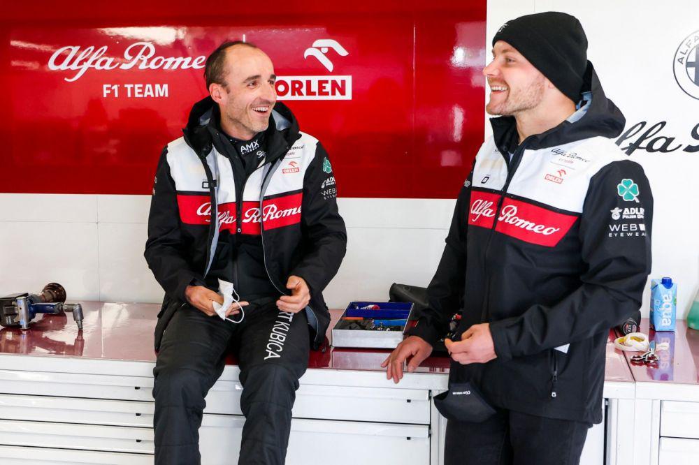 Robert Kubica dan Valtteri Bottas (twitter.com/alfaromeoorlen)