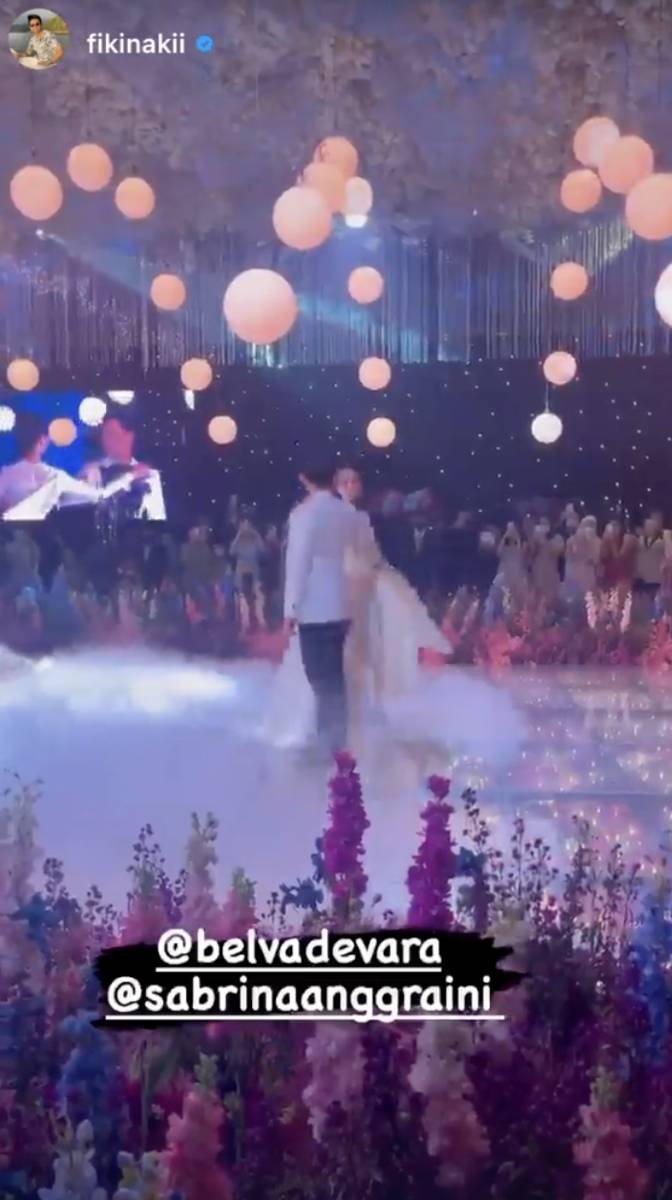deretan artis yang hadir ke resepsi Belva dan Sabrina (instagram.com/belvadevara)