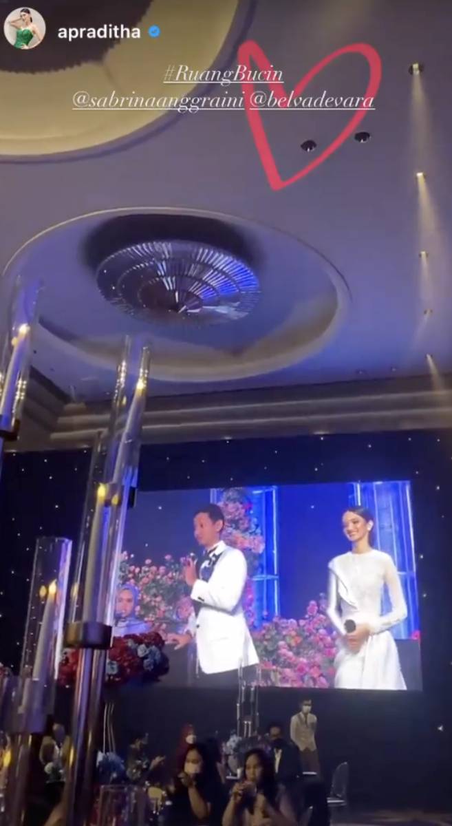 deretan artis yang hadir ke resepsi Belva dan Sabrina (instagram.com/belvadevara)