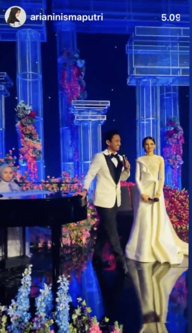 deretan artis yang hadir ke resepsi Belva dan Sabrina (instagram.com/belvadevara)