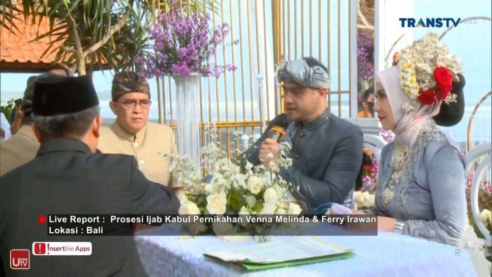 Akad nikah Venna Melinda dan Ferry Irawan. (dok. Trans TV)