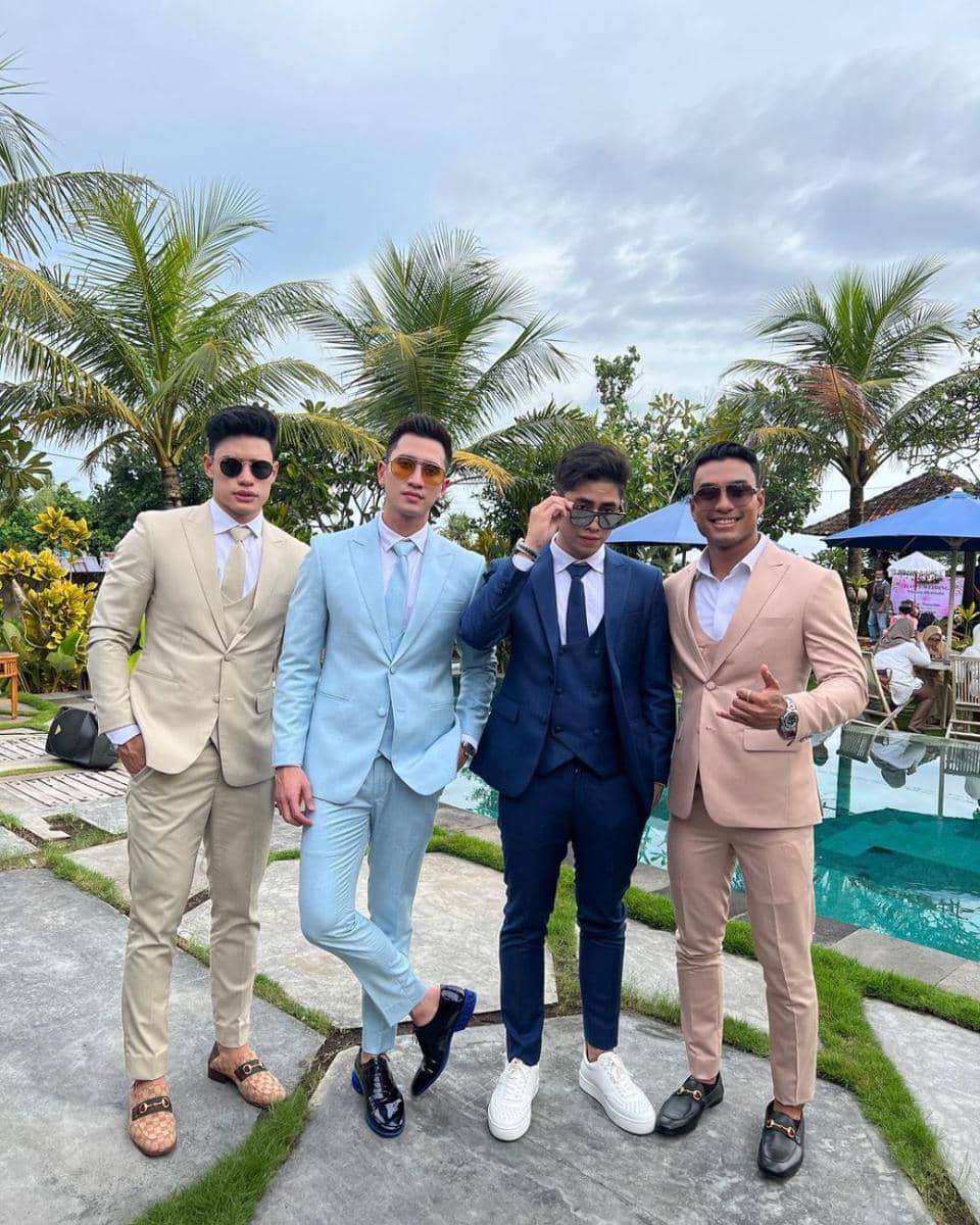 potret Verrell Bramasta-Athalla Naufal bareng sahabat di pernikahan sang mama (instagram.com/bramastavrl